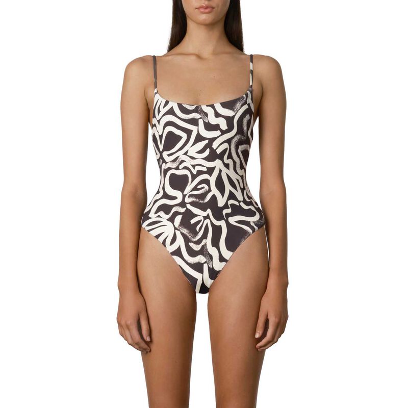 Zulu & Zephyr Paint Flower Reversible One Piece image number 0